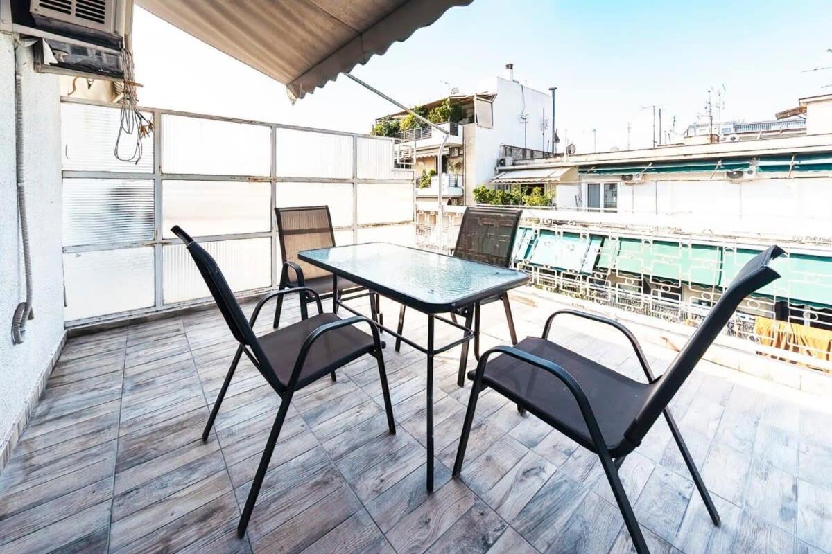 Topfloor Central Apt With Urban Views,3' To Metro Athen Eksteriør bilde