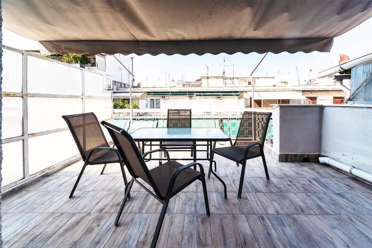 Topfloor Central Apt With Urban Views,3' To Metro Athen Eksteriør bilde